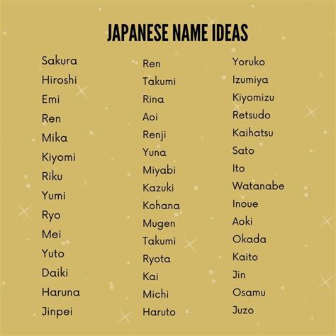 取日本名字|Japanese Name Generator